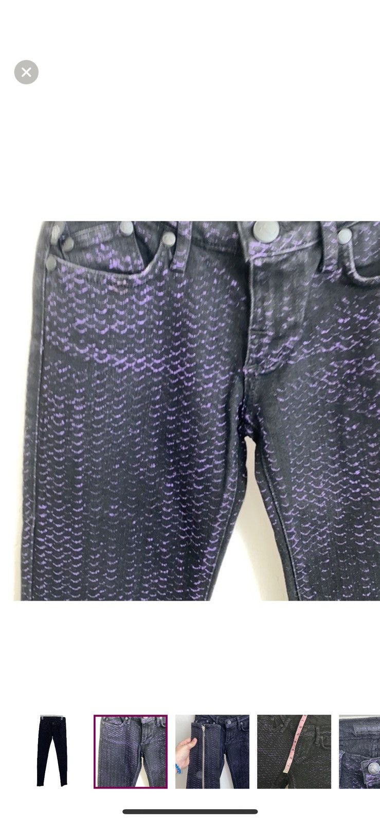 Rock & Republic Rock and republic snake print skinny jeans size 0 Size 25" / US 0 / IT 36 - 2 Thumbnail