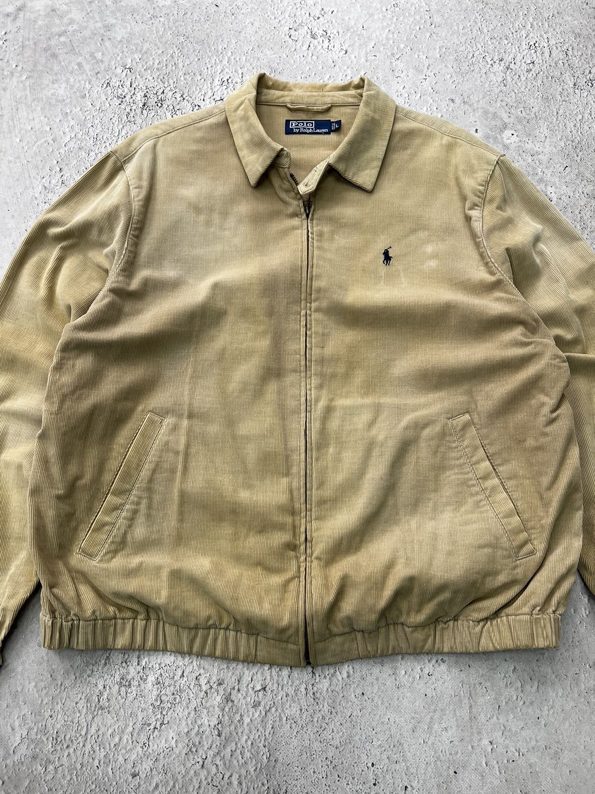 Polo Ralph Lauren × Vintage Vintage 90s Polo Ralph Lauren Harrington style boxy jacket Size US L / EU 52-54 / 3 - 5 Thumbnail
