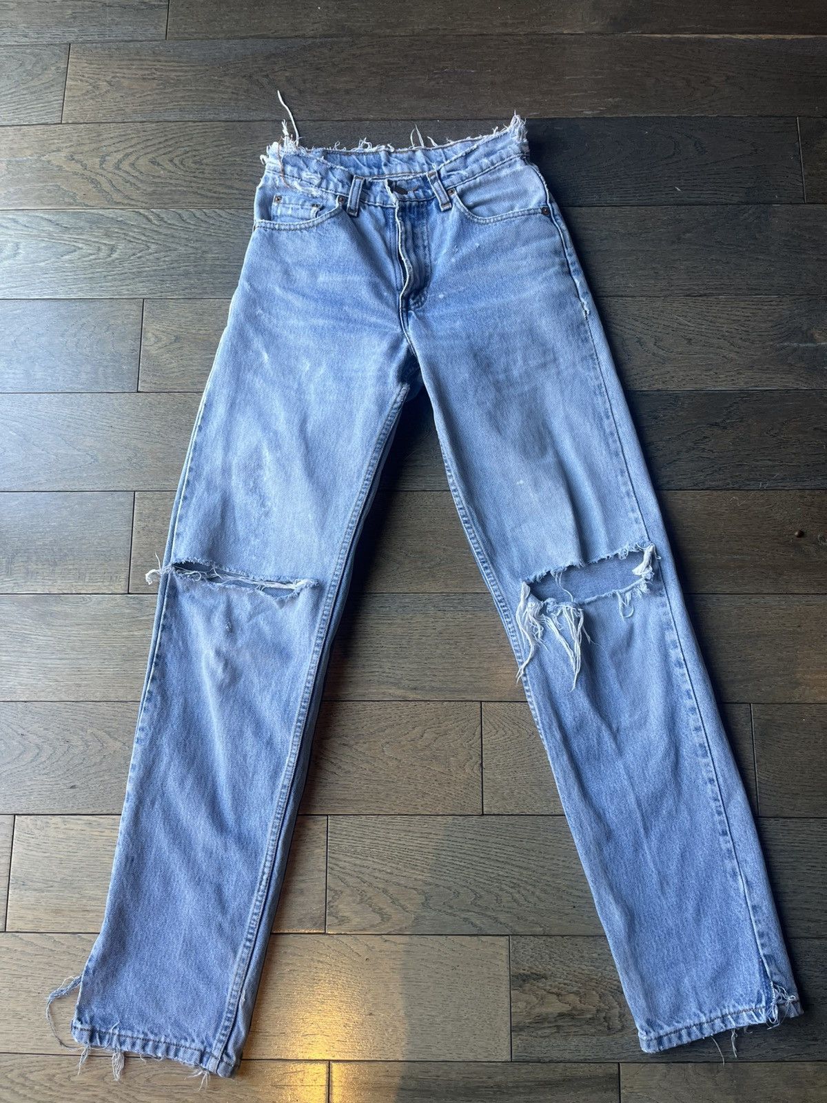 Levi's Vintage Levi’s Made in Canada 505 W28 L32 distressed denim Size 28" / US 6 / IT 42 - 1 Thumbnail