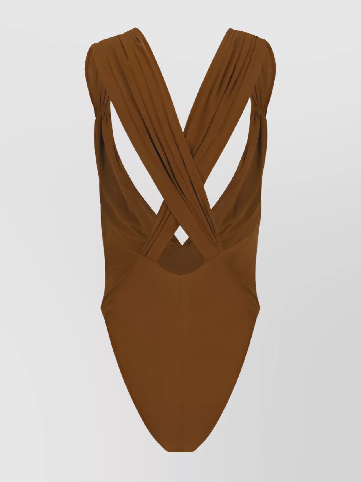 Saint Laurent Paris o1y0126 Bodysuit in Brown Size S / US 4 / IT 40 - 2 Thumbnail