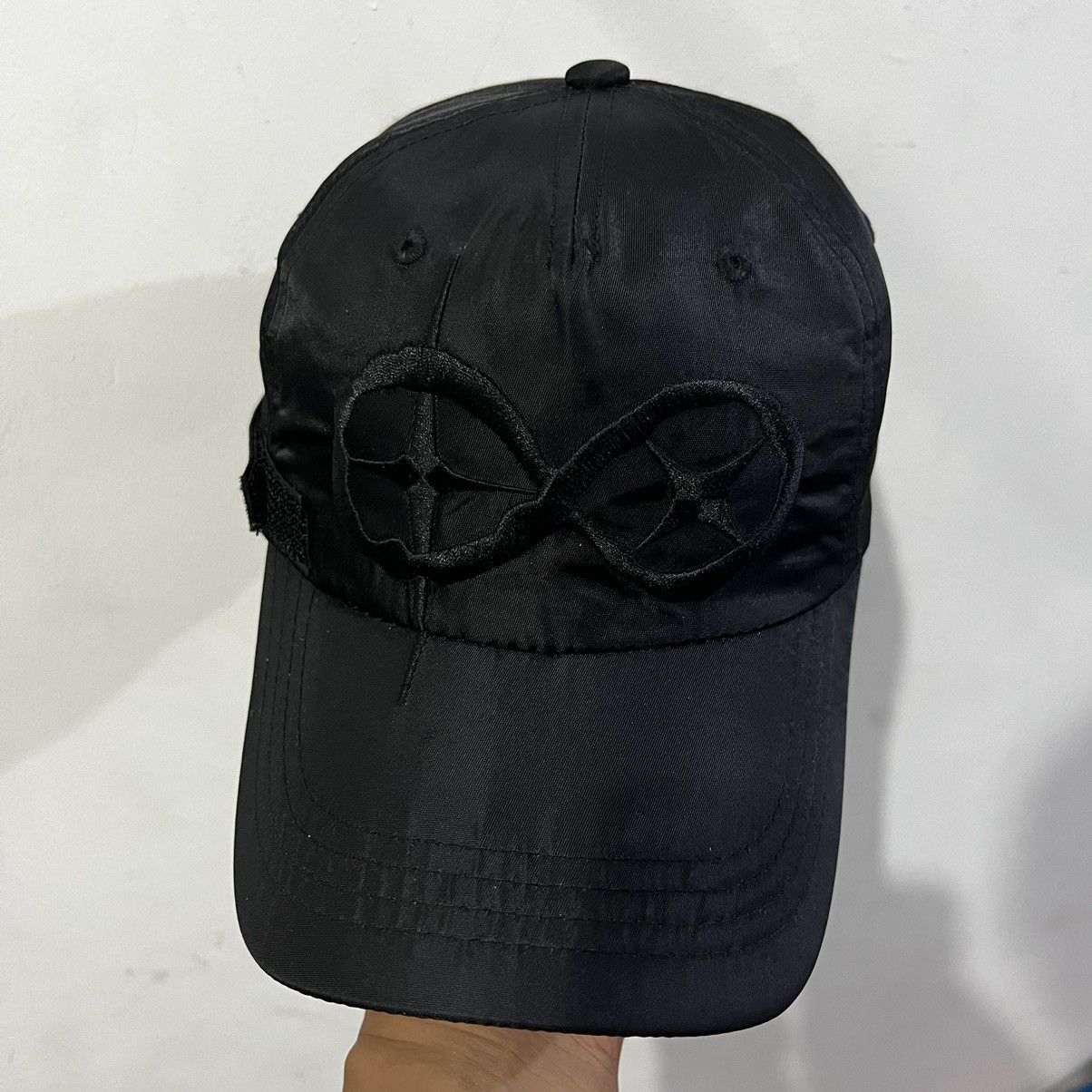 If Six Was Nine Pluseig8tx Pluseightx Plus Eight X Pierrot Black Satin Cap Size ONE SIZE - 1 Thumbnail