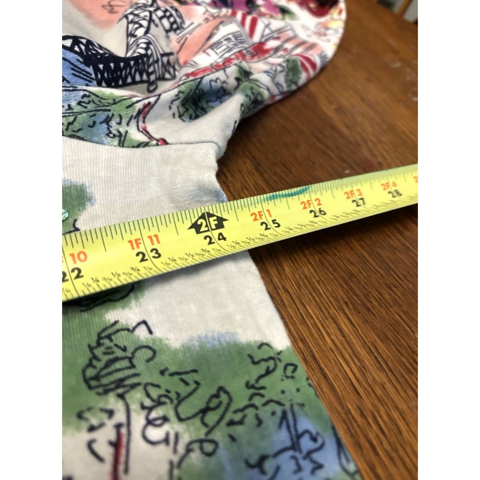 Vintage VINTAGE Paris Zip Top Womens XL Art All Over Print Long Sleeve y2k L4 Shirt Size XL / US 12-14 / IT 48-50 - 3 Thumbnail