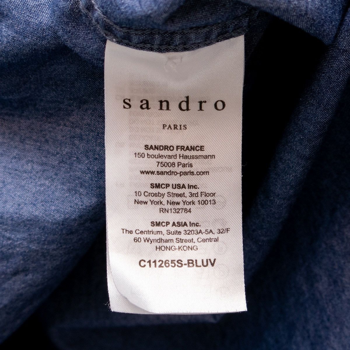 Sandro Sandro Paris Men’s Shirt Size:L Button Up Long Sleeve Size US L / EU 52-54 / 3 - 5 Thumbnail