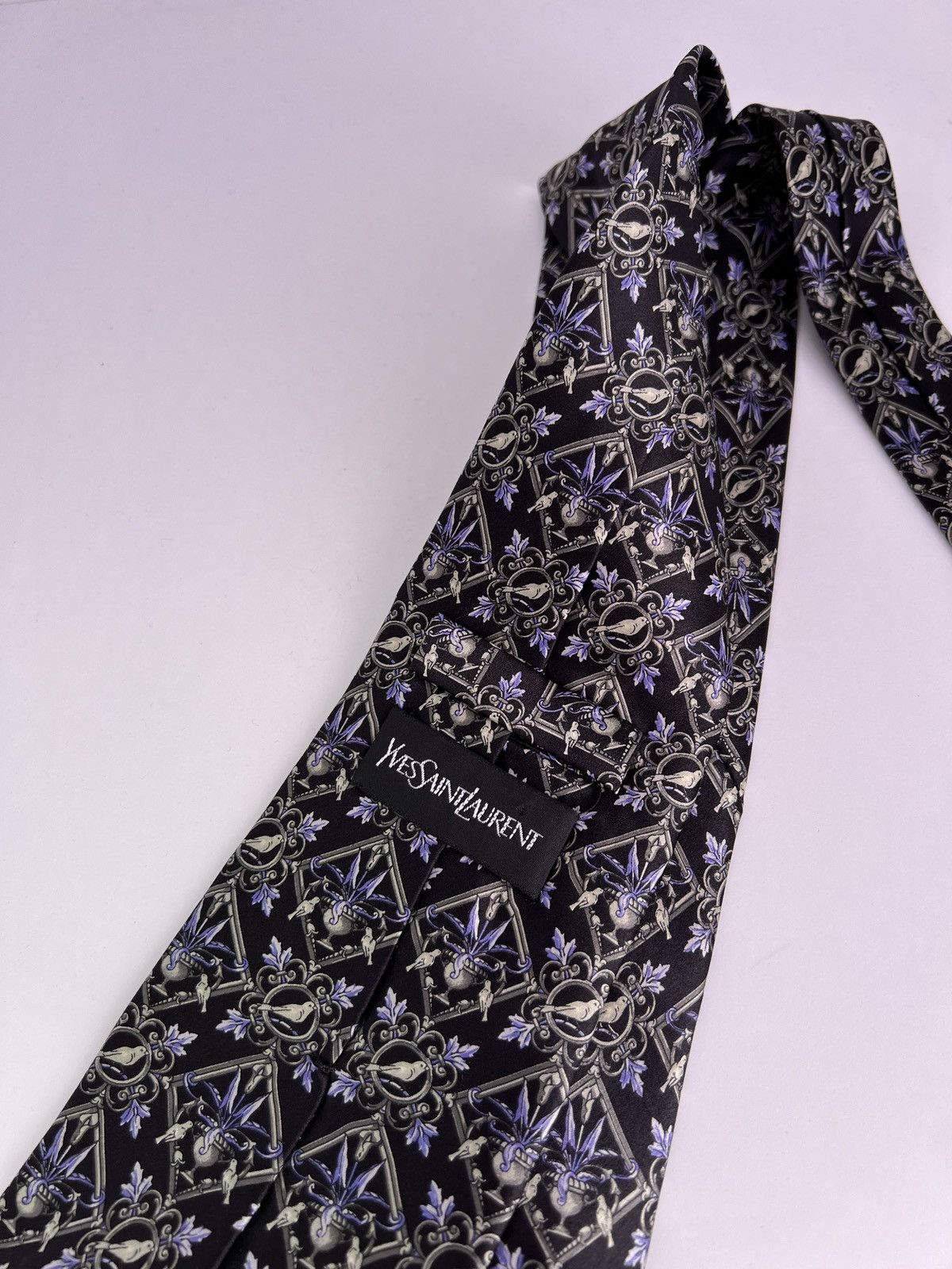 Designer × Vintage × Yves Saint Laurent Vintage Yves Saint Laurent YSL Rare Tie Size ONE SIZE - 6 Thumbnail