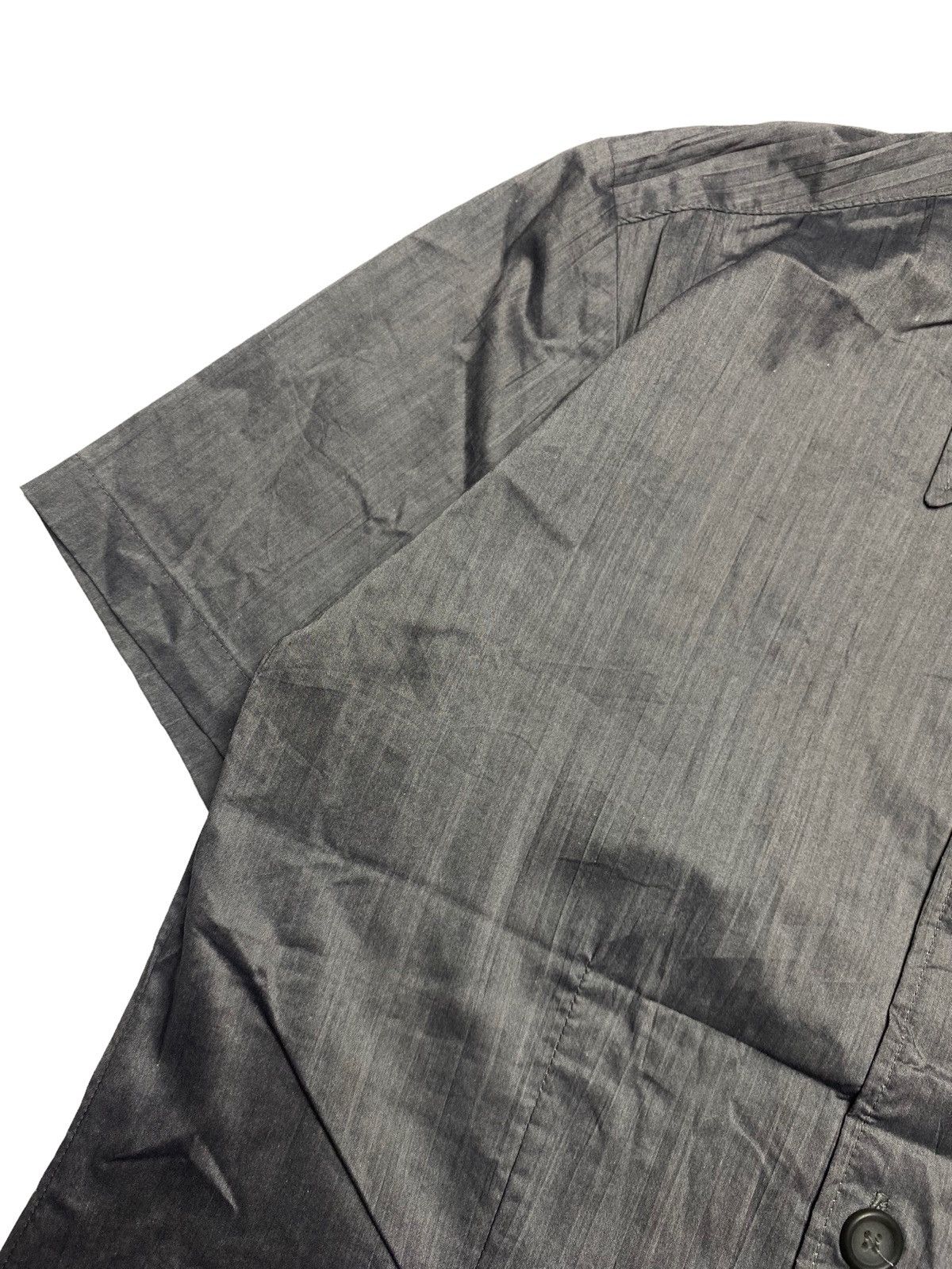 If Six Was Nine × Le Grande Bleu (L.G.B.) × Tornado Mart 2000s Tornado Mart - Pleats Short Sleeve Button Size US M / EU 48-50 / 2 - 2 Thumbnail