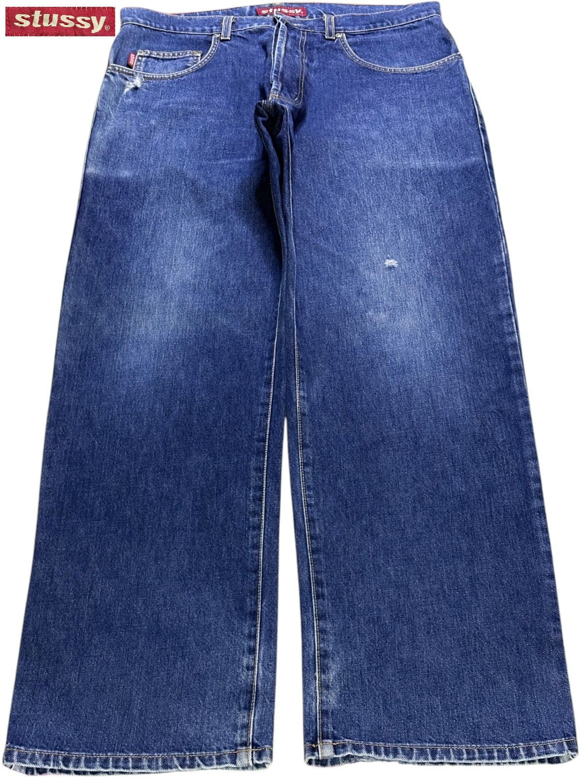 Stussy Relaxed Jean Rinsed Indigo | Grailed