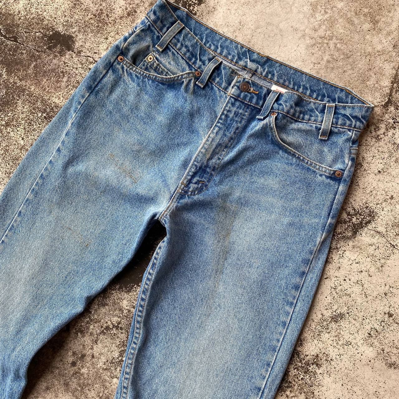 Levi's Vintage Clothing W32X31.5 VTG 1994 LEVIS 505 ORANGE TAG DIRTY JEAN Size US 32 / EU 48 - 4 Thumbnail