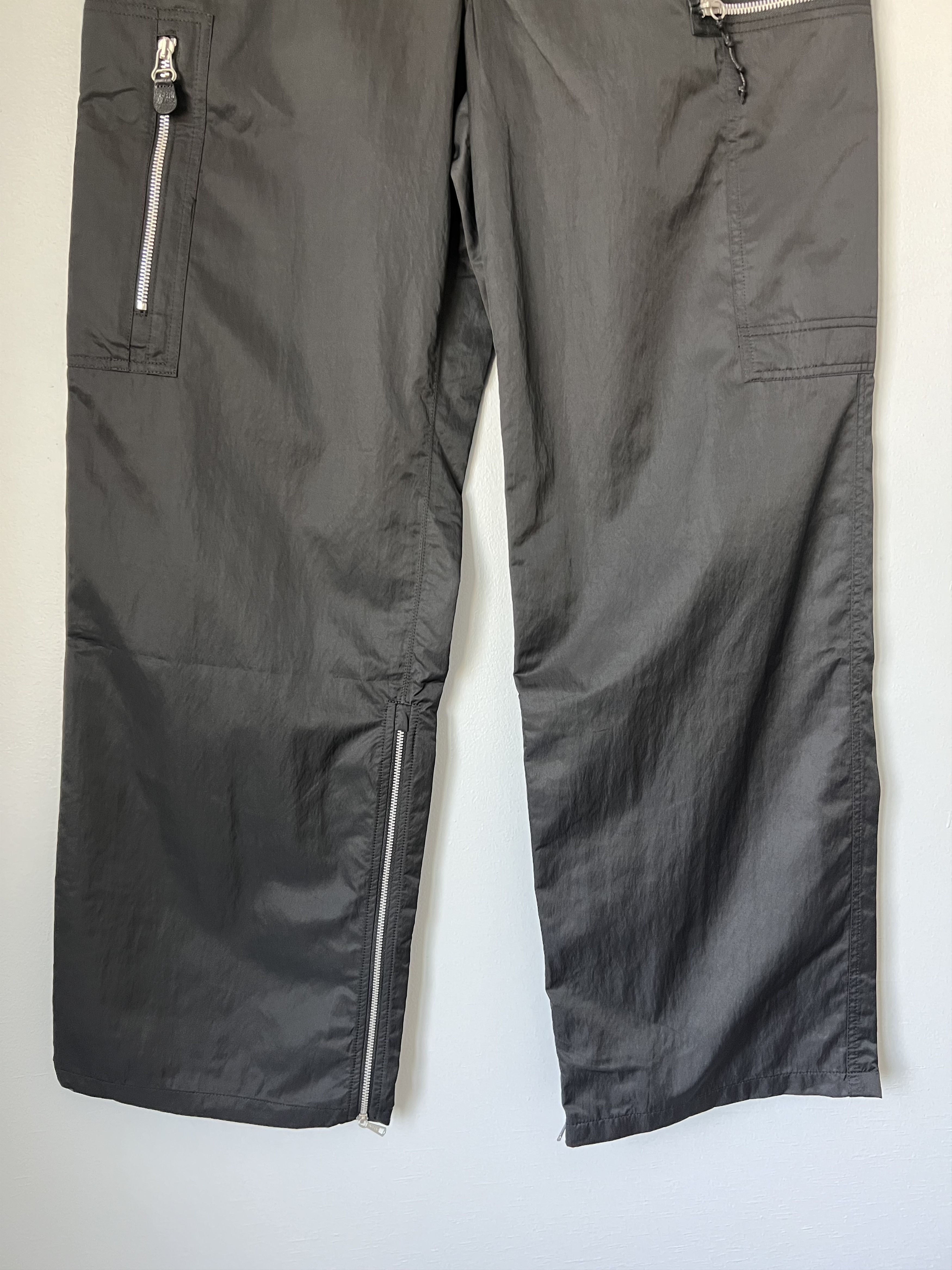 Our Legacy Our Legacy High Gloss Sateen Tactical Cargo Pants in Black Size US 32 / EU 48 - 3 Thumbnail