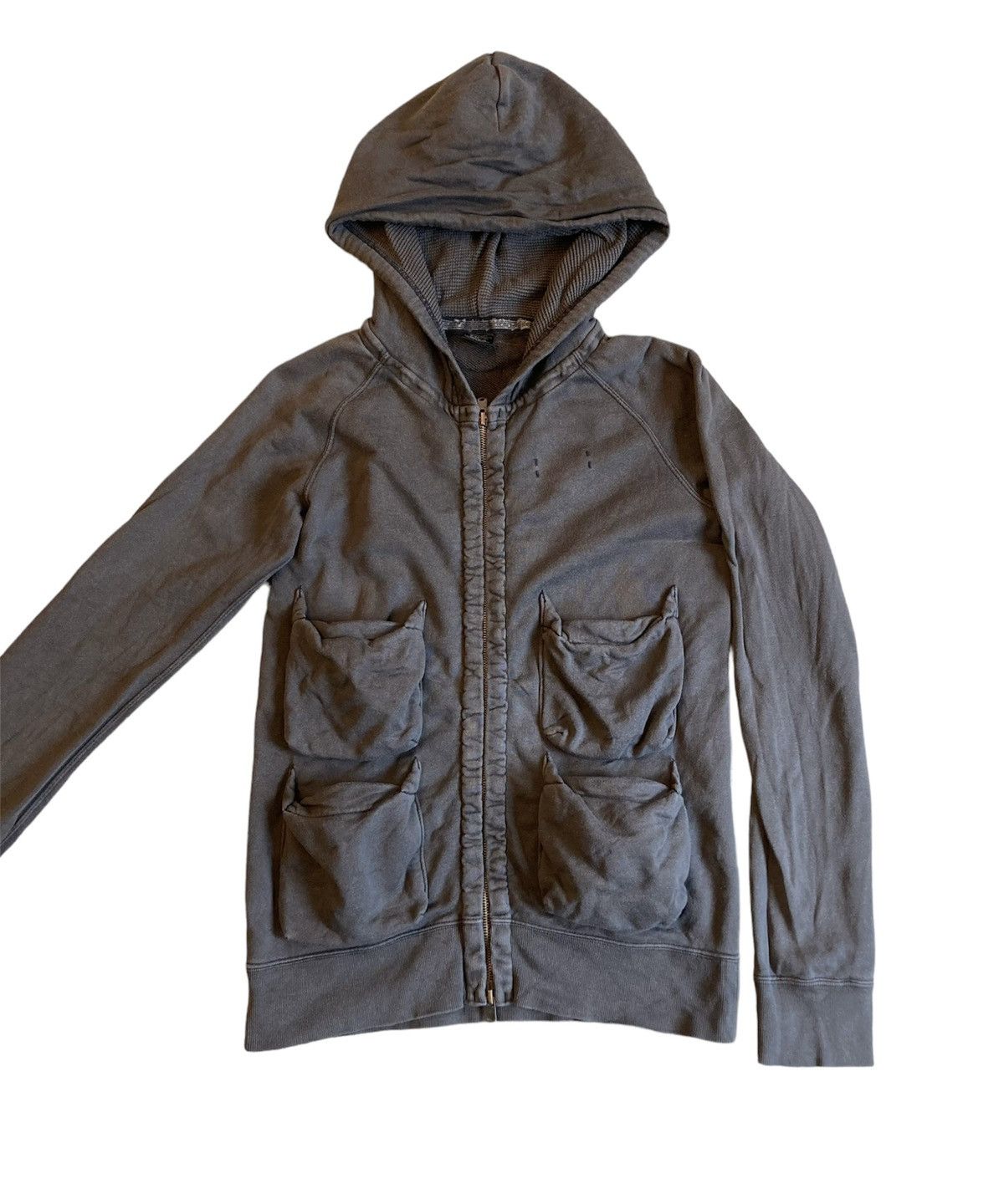 Number (N)ine Number nine cargo pocket zip hoodie | Grailed