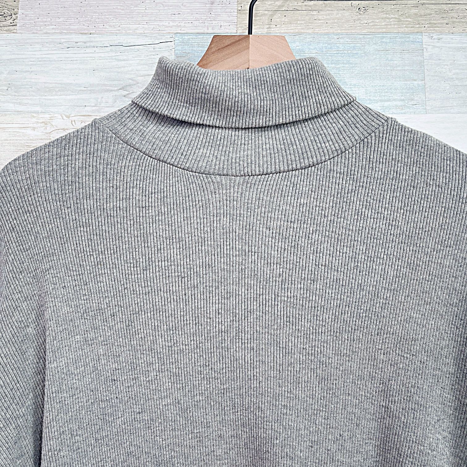 Polo Ralph Lauren POLO Ralph Lauren Vintage Turtleneck Sweater Gray Mens Large Size US L / EU 52-54 / 3 - 2 Thumbnail