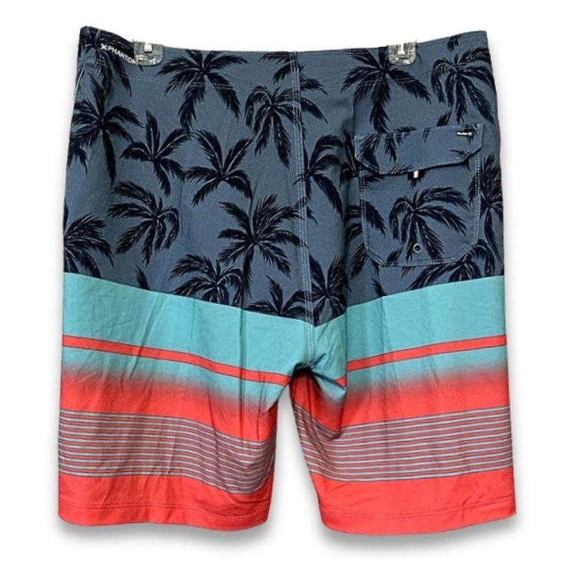 Hurley Hurley Board Shorts Palm Tree Phantom Multicolor M 30 NWT Size US 30 / EU 46 - 4 Thumbnail