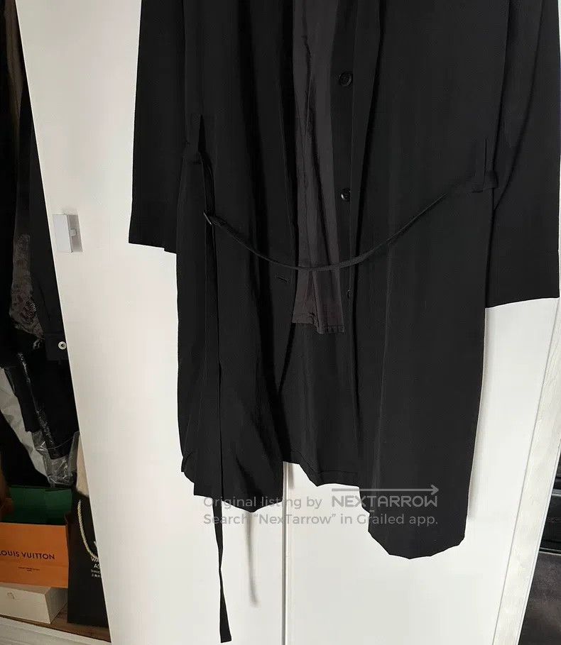Y's Y's Long black trench coat Size US M / EU 48-50 / 2 - 4 Thumbnail