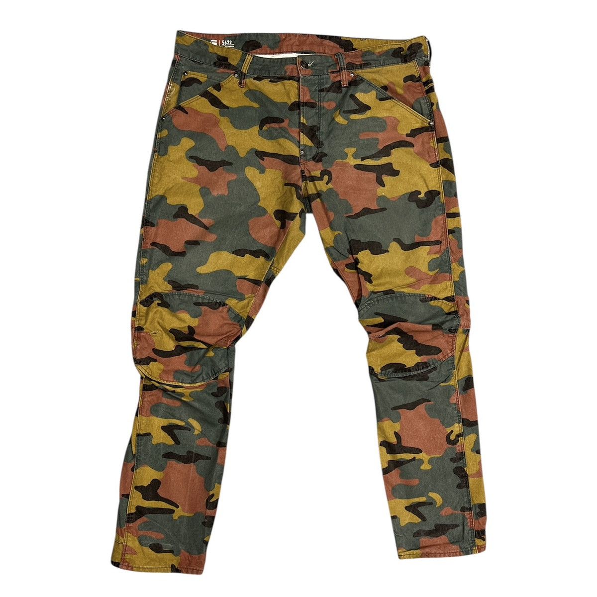 G-Star Pharrell Williams x G-Star RAW Elwood X25 Puzzle Camo Pants Size US 36 / EU 52 - 2 Thumbnail