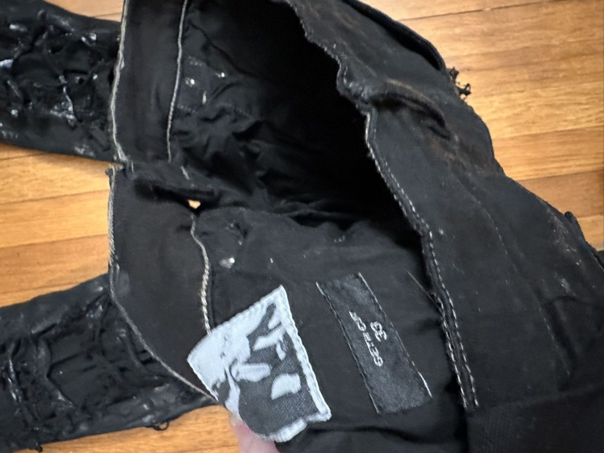 Rick Owens Drkshdw Rick Owens FW23 Luxor GETH CUT DISTRESSED SBFLS JEANS Size US 33 - 10 Thumbnail