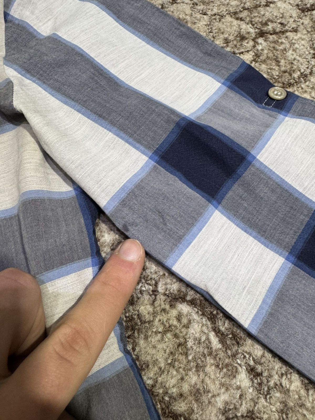 Burberry × Vintage Burberry Brit S Checked Long-sleeve Shirt Size US S / EU 44-46 / 1 - 9 Thumbnail