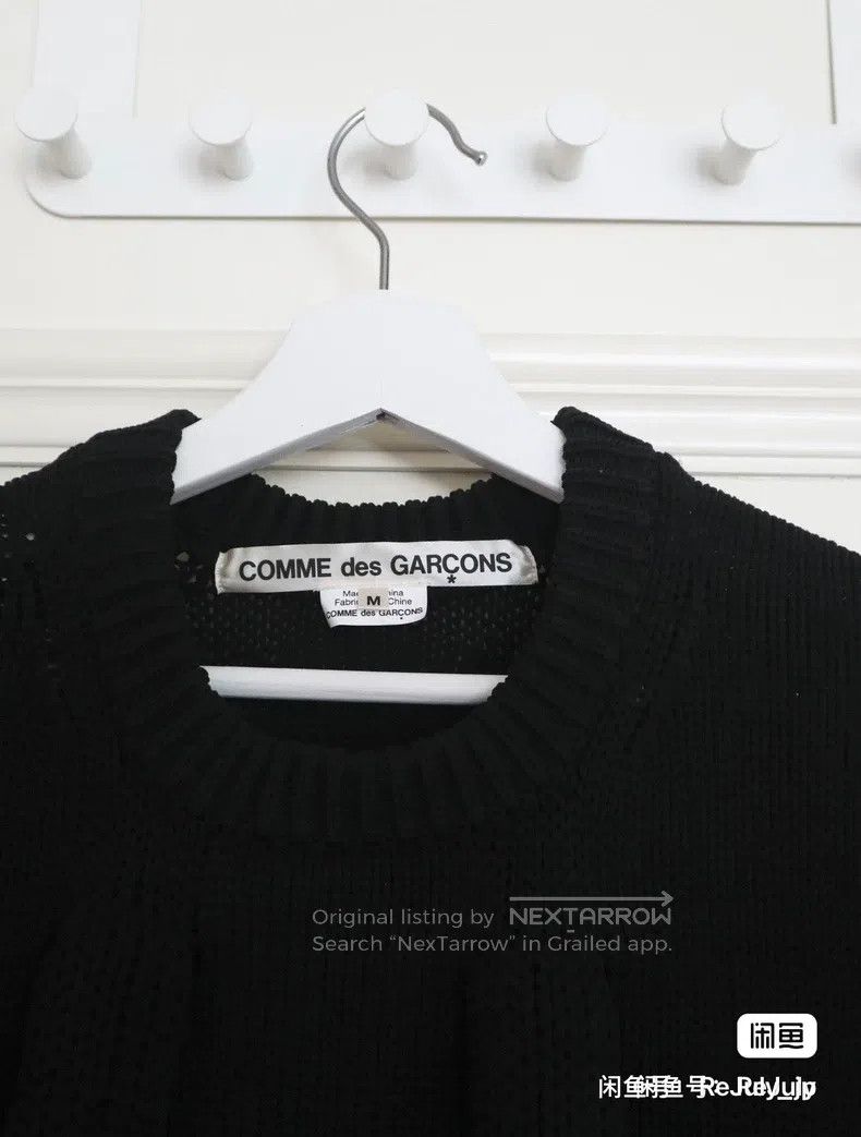 Comme des Garcons Comme Des Garcons Black 3D Thick Rope Sweater Size M / US 6-8 / IT 42-44 - 4 Thumbnail