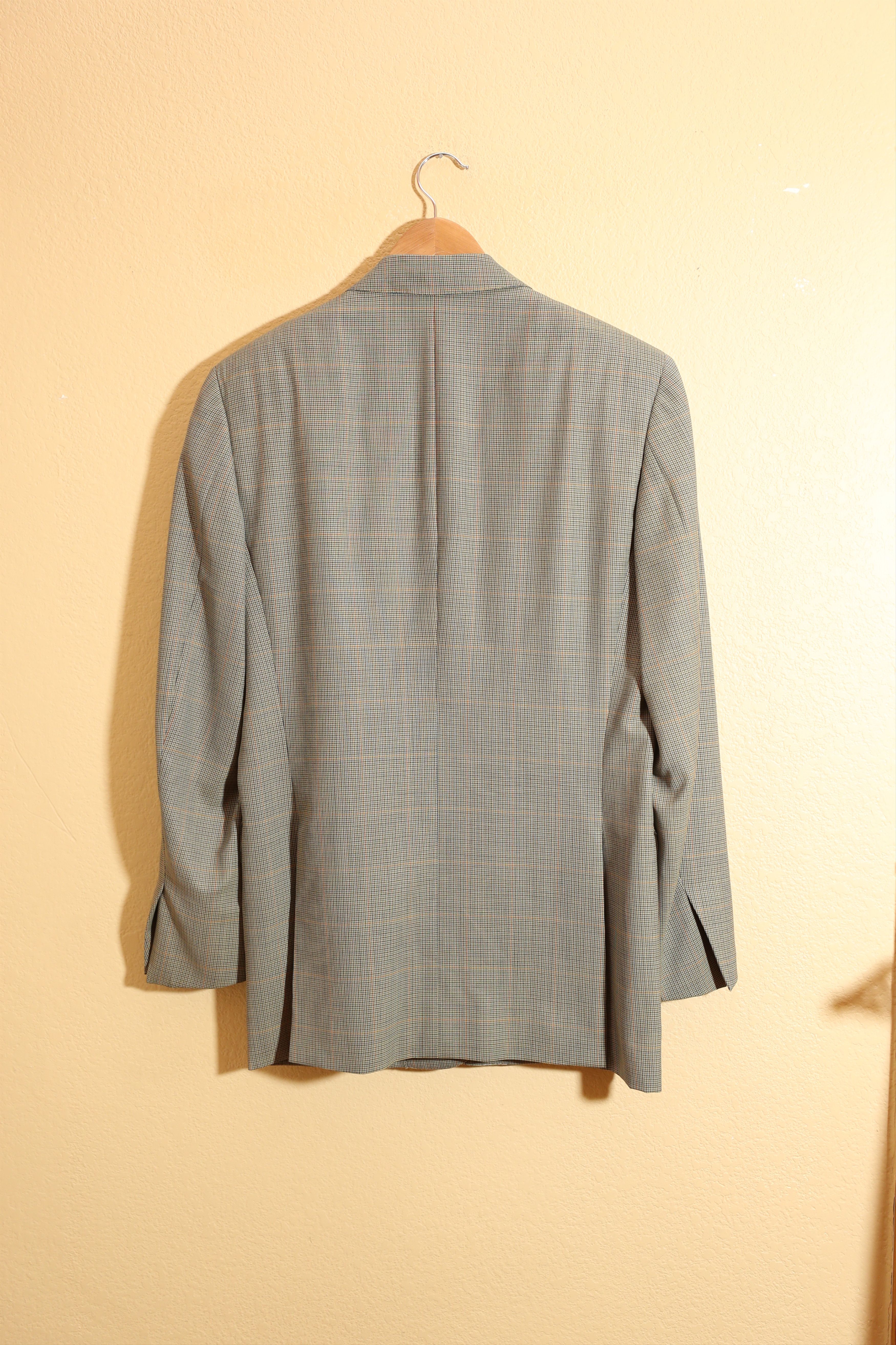 Huntsman H Huntsman & Sons Vintage Houndstooth Suit Jacket (40) Size 40R - 2 Thumbnail