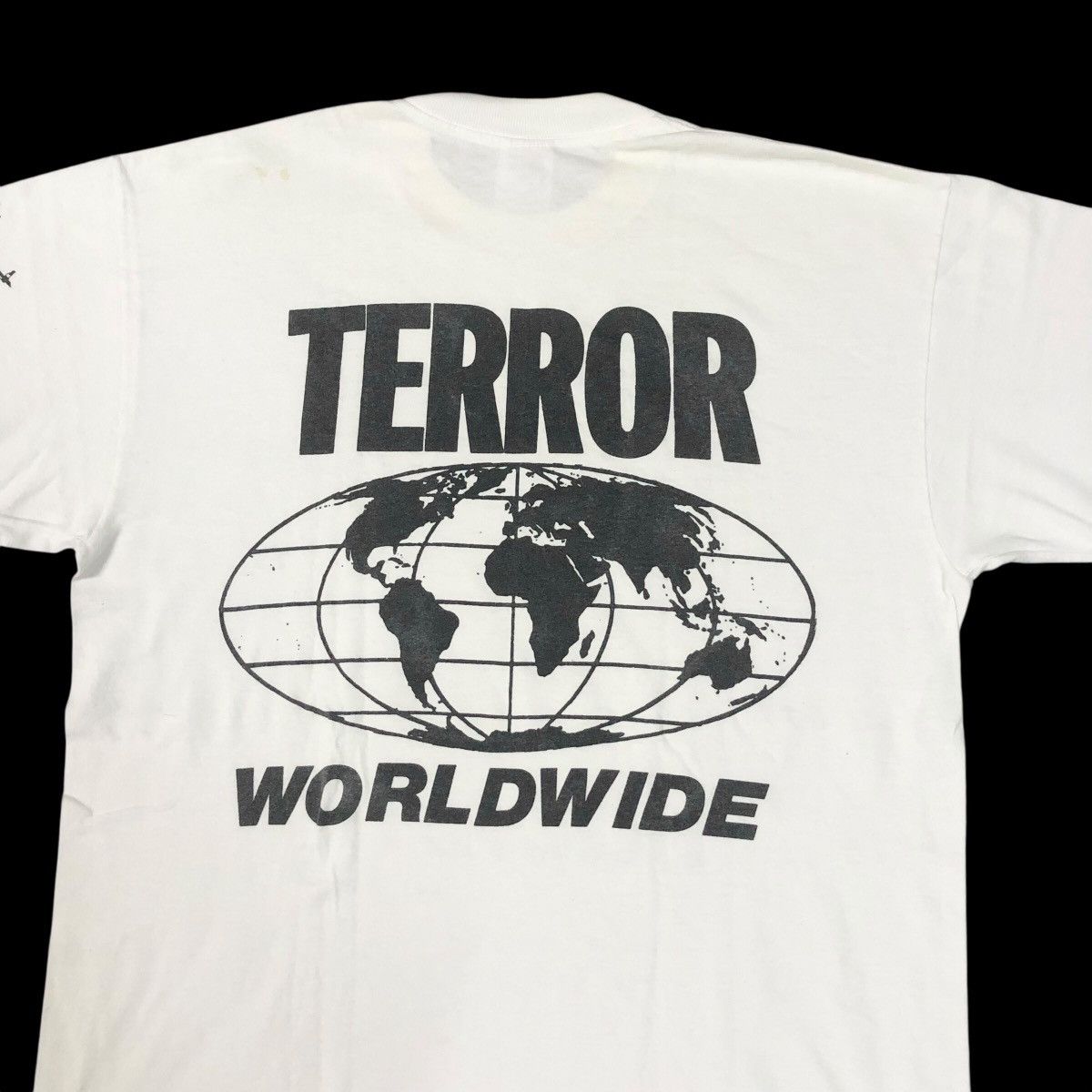 Vintage Vintage 90s Don Rock I Blame Society Terror Worldwide Shirt Size US L / EU 52-54 / 3 - 8 Thumbnail