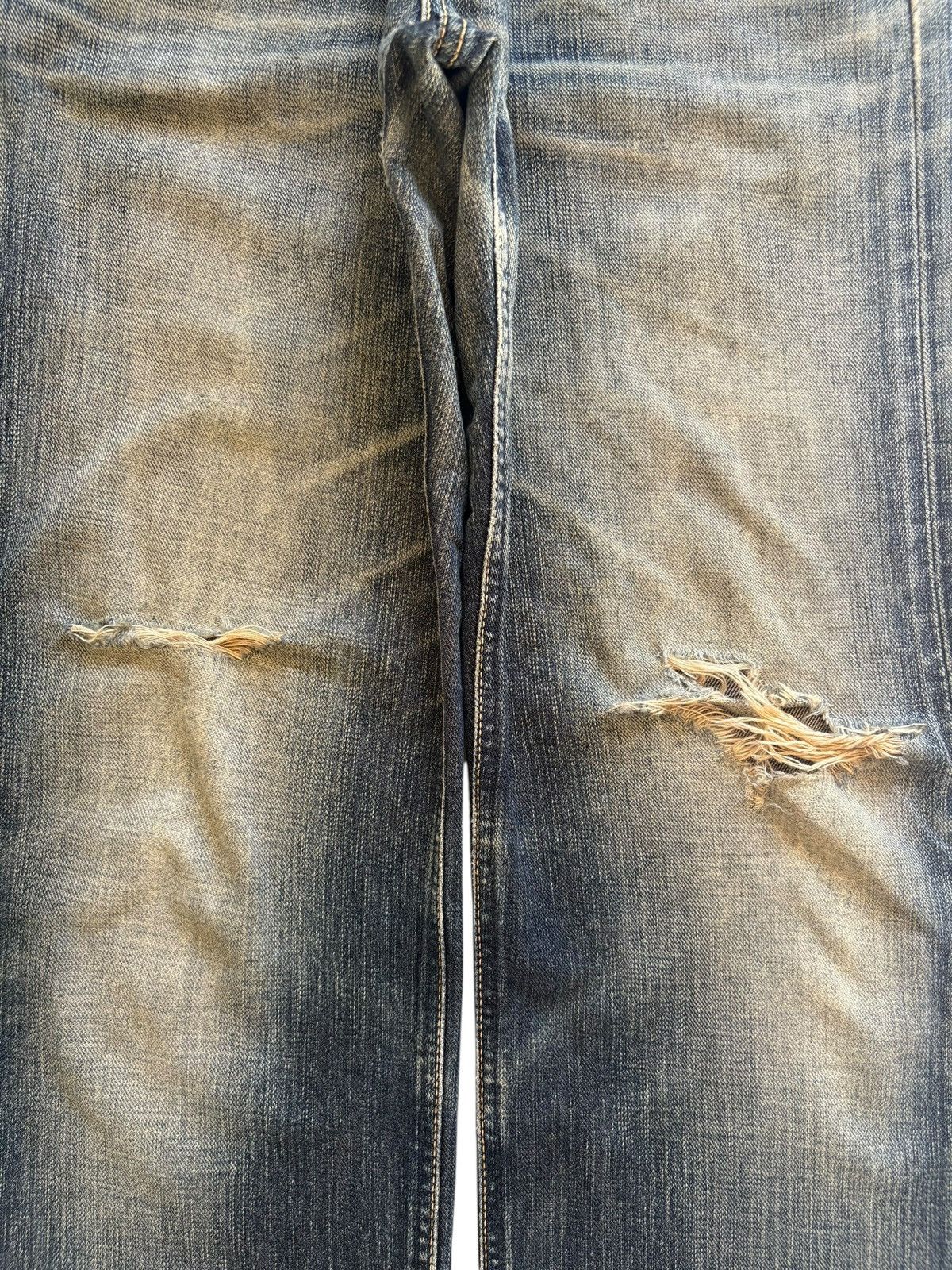 Lee Vintage Lee Mud Wash Distressed Loose Baggy Jeans Size US 28 / EU 44 - 5 Thumbnail