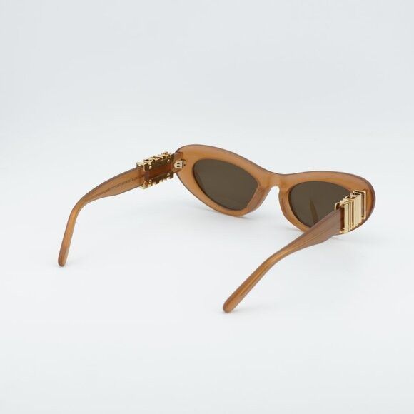 Loewe Loewe LW40156U 50E Sunglasses Shiny Brown Cat Eye Frame Size ONE SIZE - 9 Thumbnail