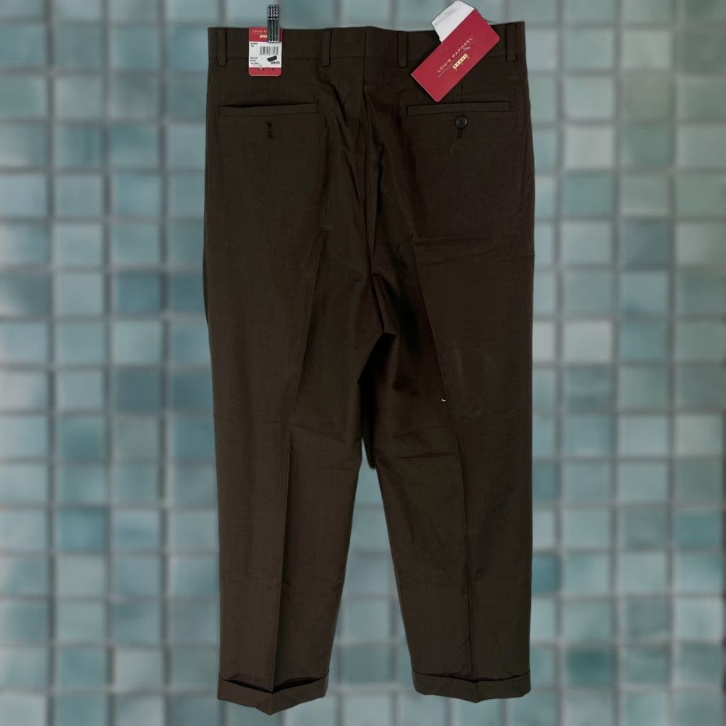 louis raphael skinny fit dress pants Gray Linen Dress with Belt main image 1