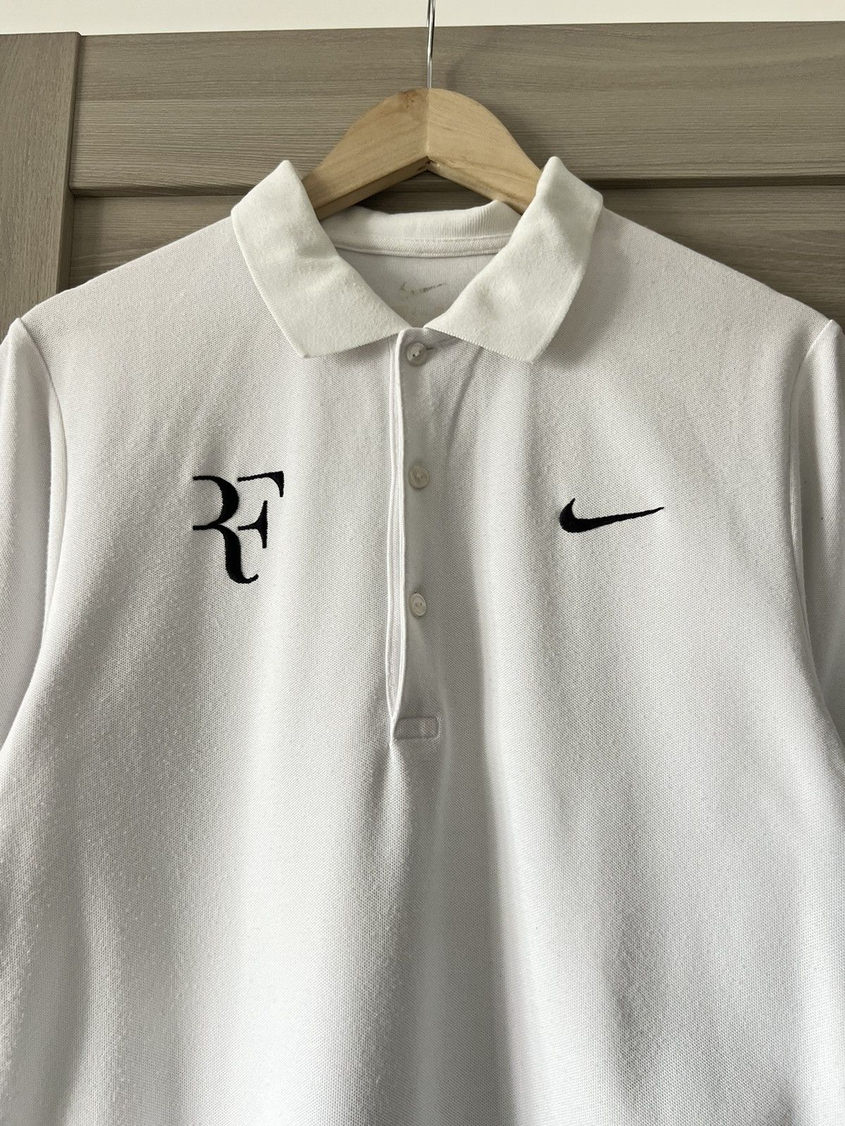 Nike Nike RF Roger Federer White Polo Size US M / EU 48-50 / 2 - 8 Thumbnail