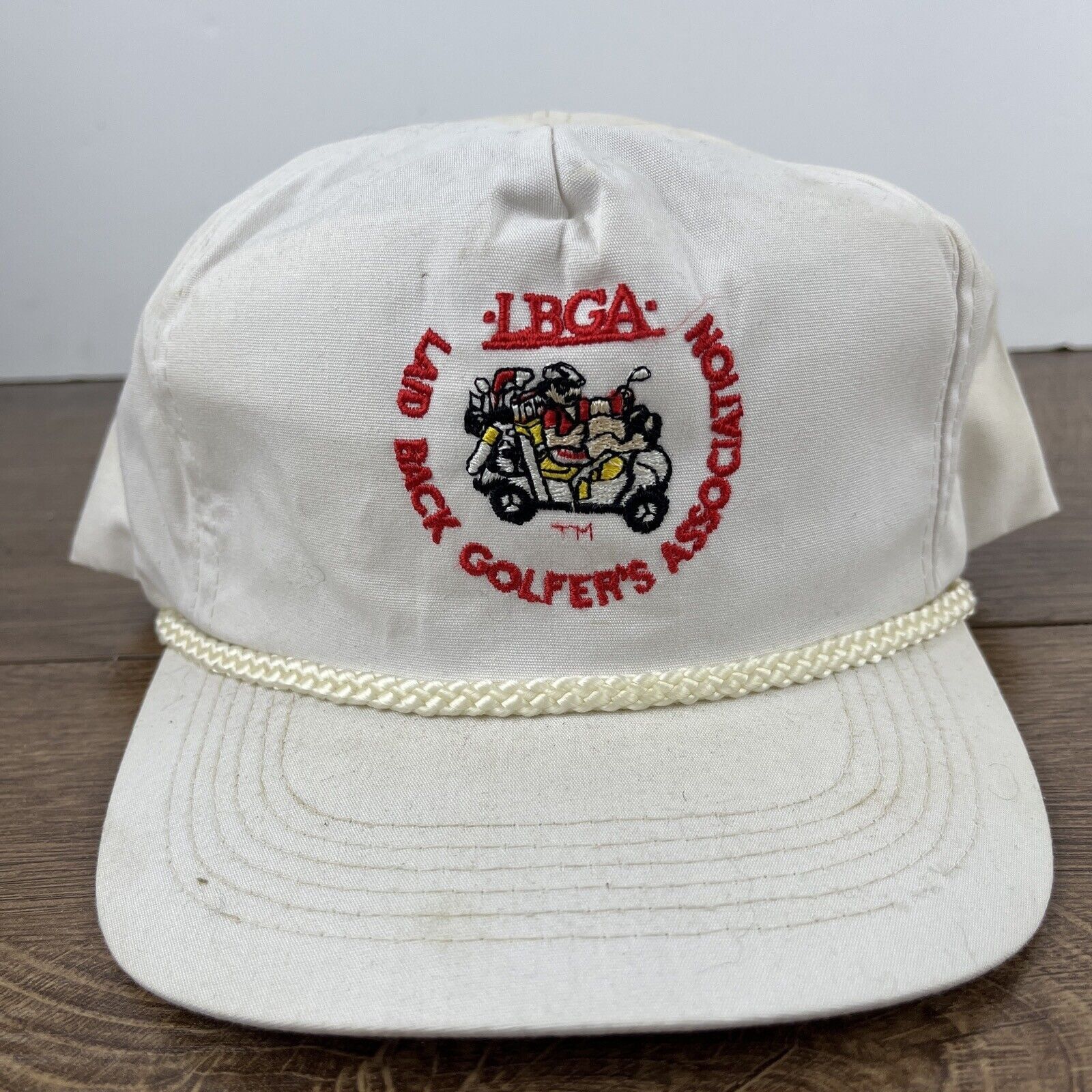 Other Laid Back Golfers Hat LBGA Hat Snapback White Adjustable Hat Size ONE SIZE - 5 Thumbnail