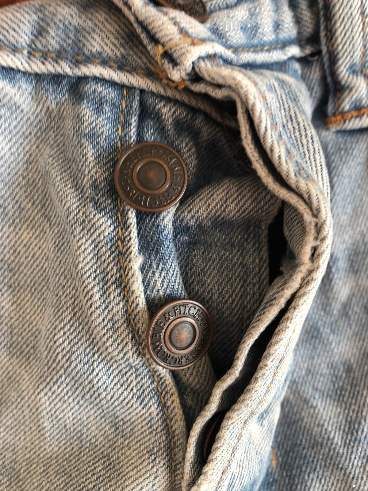 Abercrombie & Fitch ABERCROMBIE & FITCH SKINNY VINTAGE DENIM QUALITY JEANS PANTS Size US 31 - 5 Thumbnail