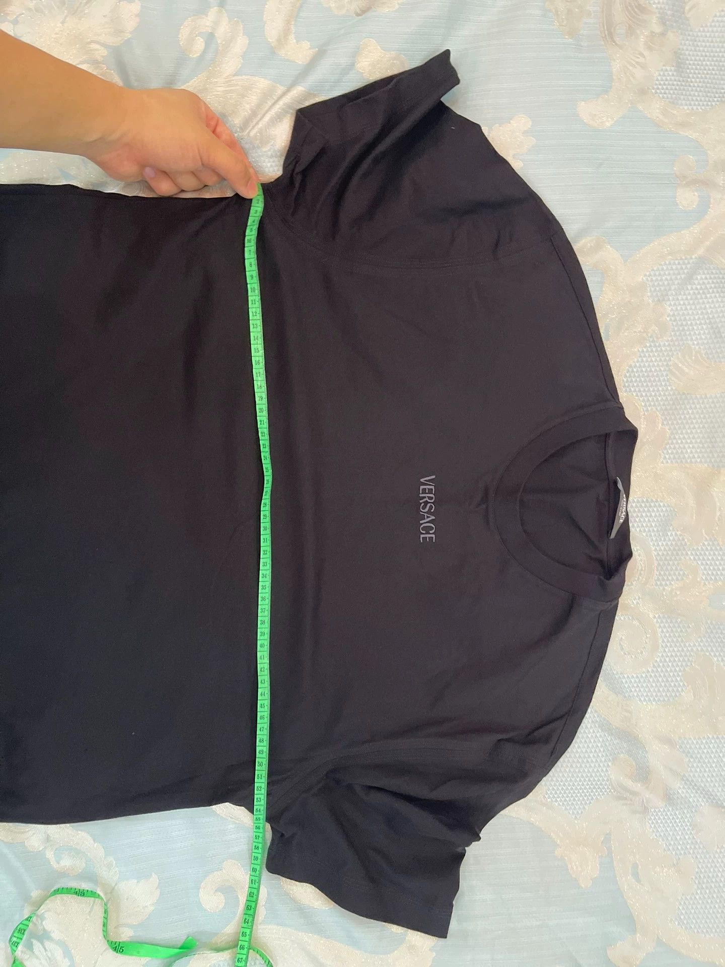 Versace Versace 2024 Embroidered Logo SilkBaroque Tee S(L) Size US S / EU 44-46 / 1 - 7 Thumbnail