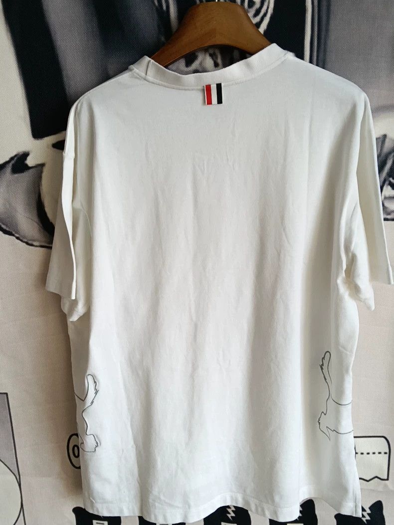 Thom Browne Thom browne Animal puppy pattern round-neck sweater short-s Size US XL / EU 56 / 4 - 7 Thumbnail