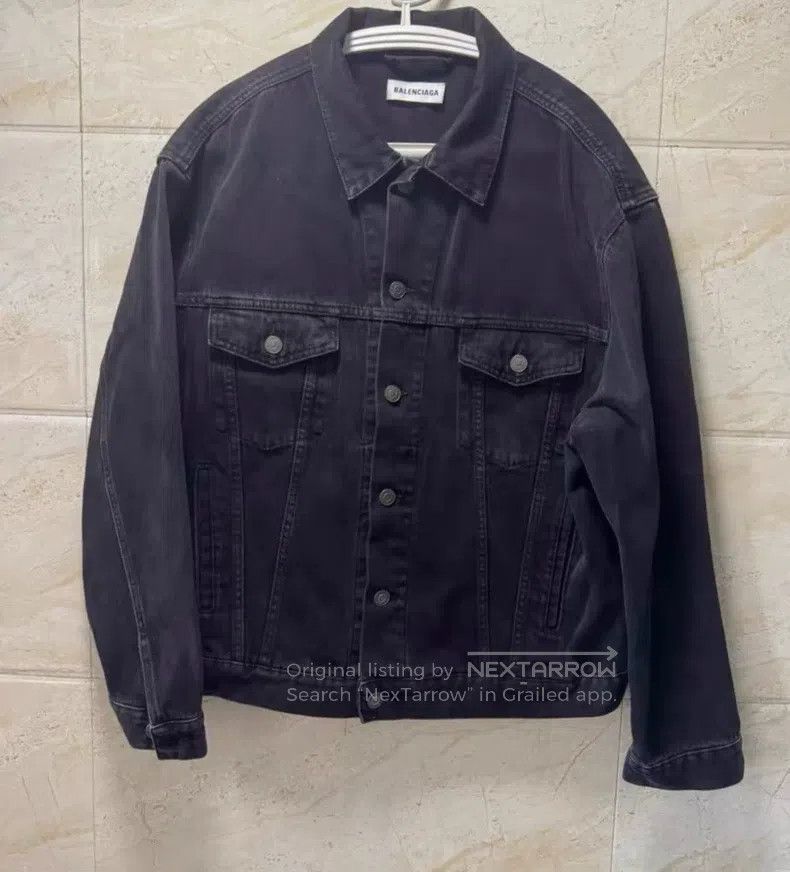 Balenciaga Balenciaga Back logo denim jacket Size XS / US 0-2 / IT 36-38 - 2 Thumbnail