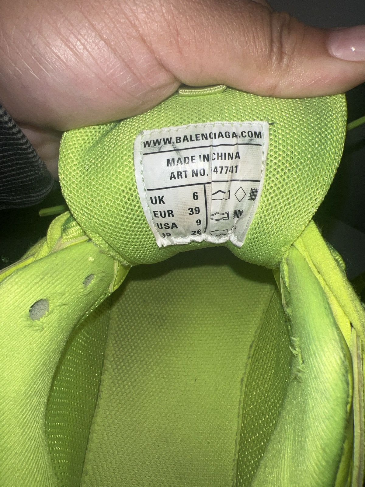 Balenciaga Balenciaga Track Trainer 'Lime' Size US 9 / IT 39 - 6 Thumbnail