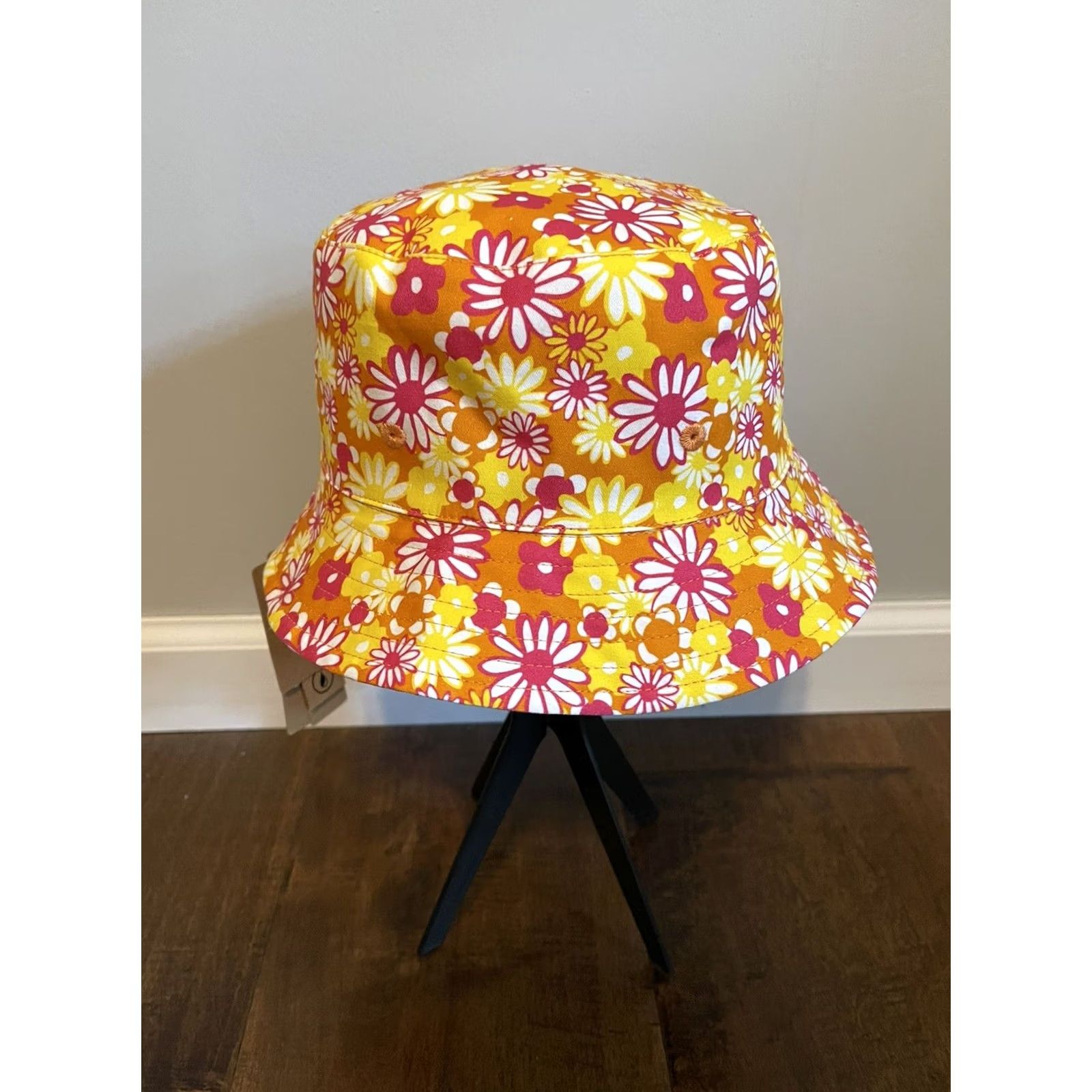 Steve Madden Steve Madden Reversible Multicolor Floral Bucket Hat Women's One Size Size ONE SIZE - 4 Thumbnail