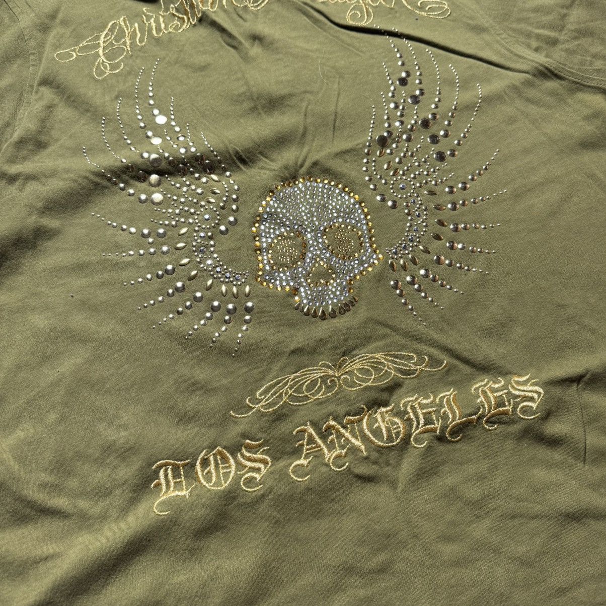 Christian Audigier × Ed Hardy vintage y2k christian audigier skeleton polo affliction Size US XL / EU 56 / 4 - 10 Thumbnail