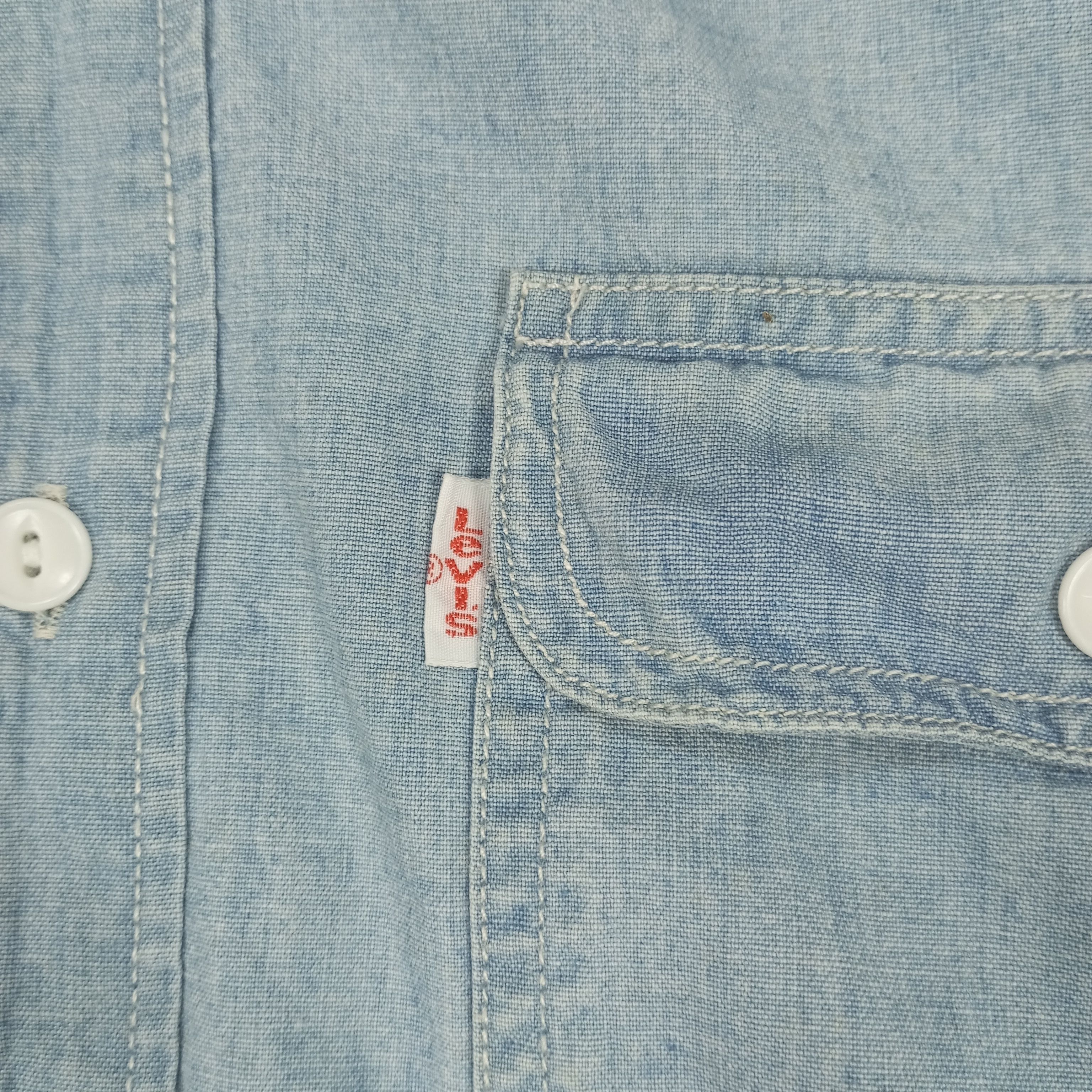 Levi's × Vintage Levis Streetwear Style Double Pocket Design Shirt Size M / US 6-8 / IT 42-44 - 5 Thumbnail