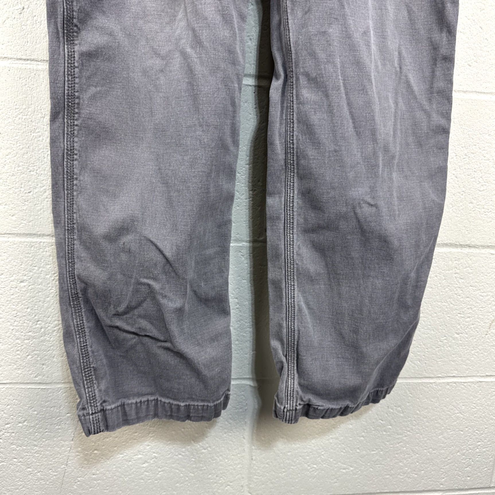 Carhartt Carhartt Mens 38x32 Relaxed Fit Gray Rugged Flex Work Pants 102291-039 Size US 38 / EU 54 - 6 Thumbnail
