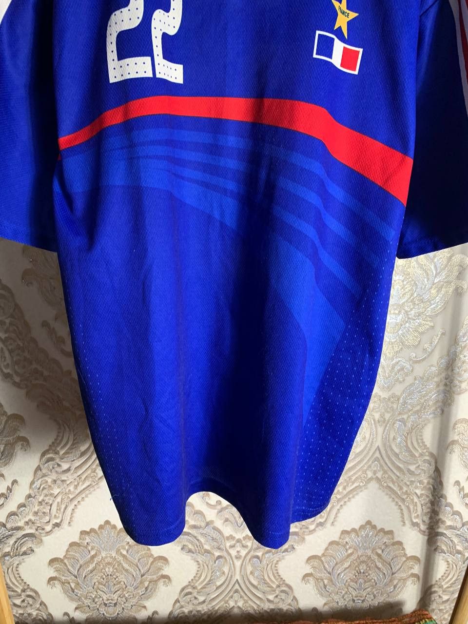 Vintage Very Rare France Ribery 22 Retro Soccet Jersey Bloke 90s Y2K Size US XL / EU 56 / 4 - 4 Thumbnail