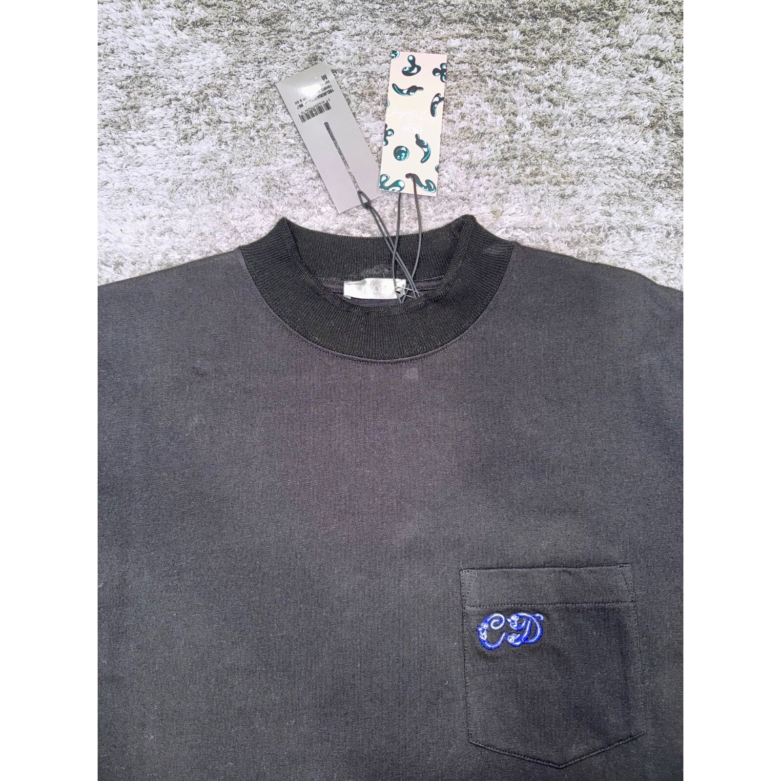 Dior Dior And Kenny Scharf Black Purple Pocket Short Sleeve Size US M / EU 48-50 / 2 - 7 Thumbnail