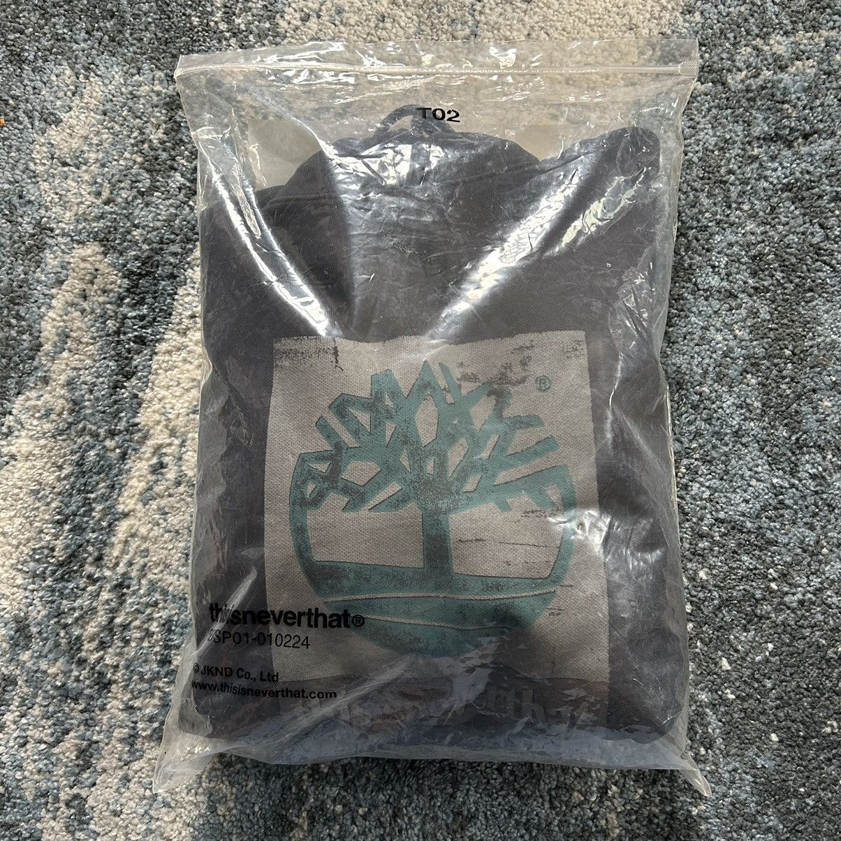 thisisneverthat TNT TiMBERLAND FADED HOODiE SWEATSHiRT ViNTAGE WASHED BLACK Size US L / EU 52-54 / 3 - 18 Thumbnail