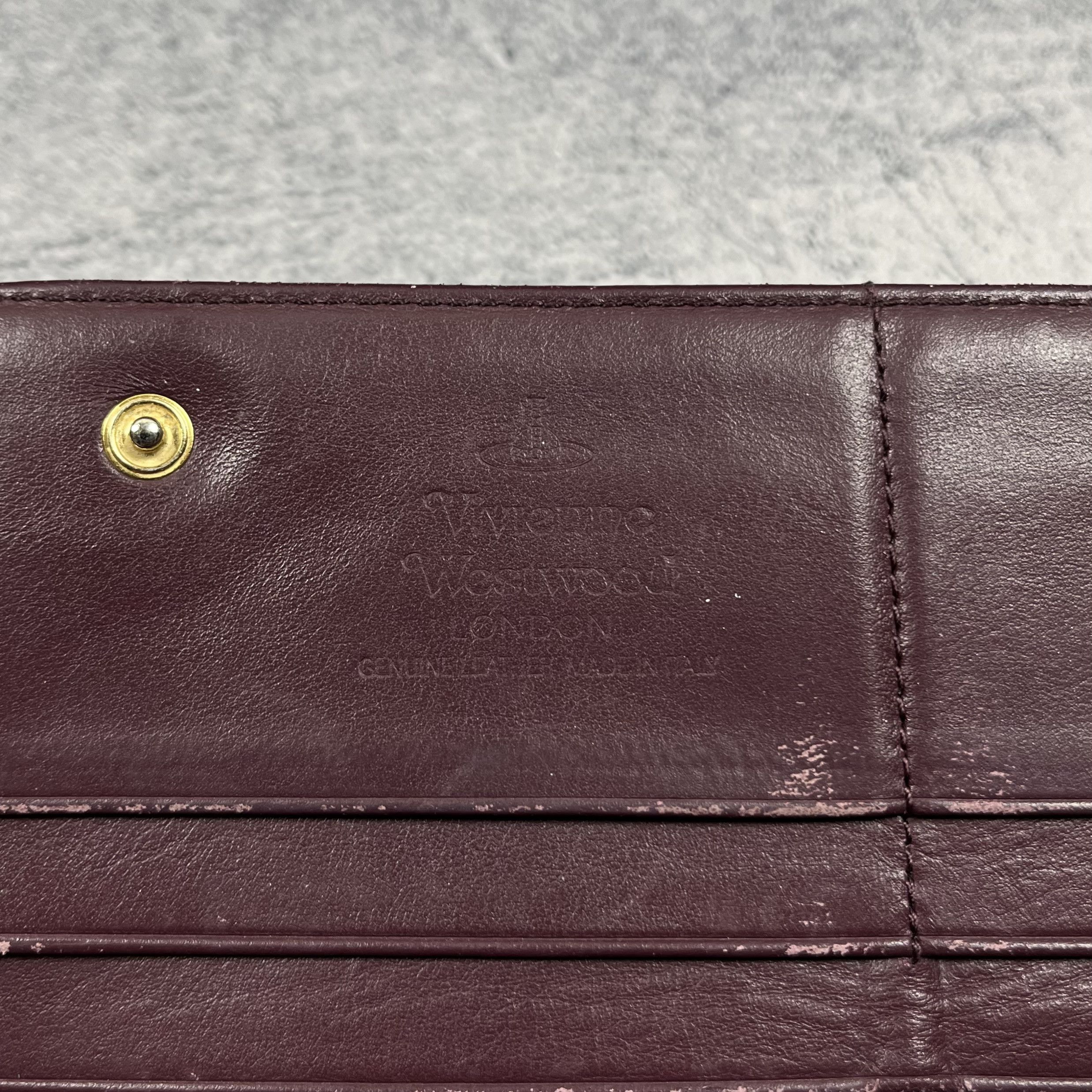 Vivienne Westwood Vivienne Westwood Orb Logo Leather Wallet Size ONE SIZE - 10 Thumbnail