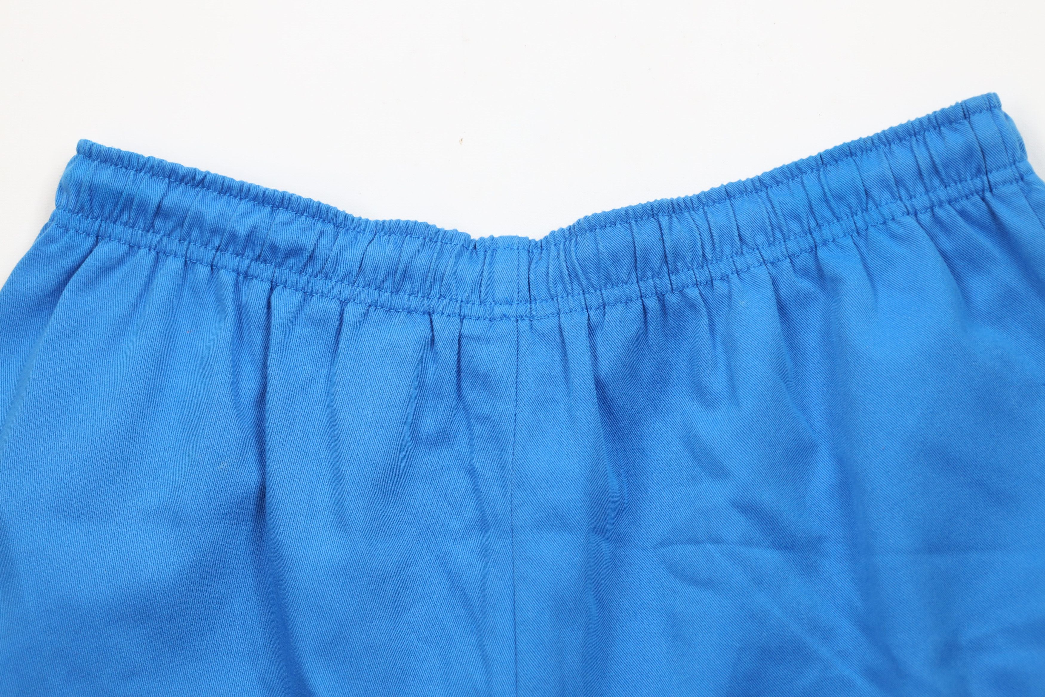 Vintage Vintage 90s Streetwear Blank Above Knee Shorts Blue Cotton Size US 36 / EU 52 - 13 Thumbnail