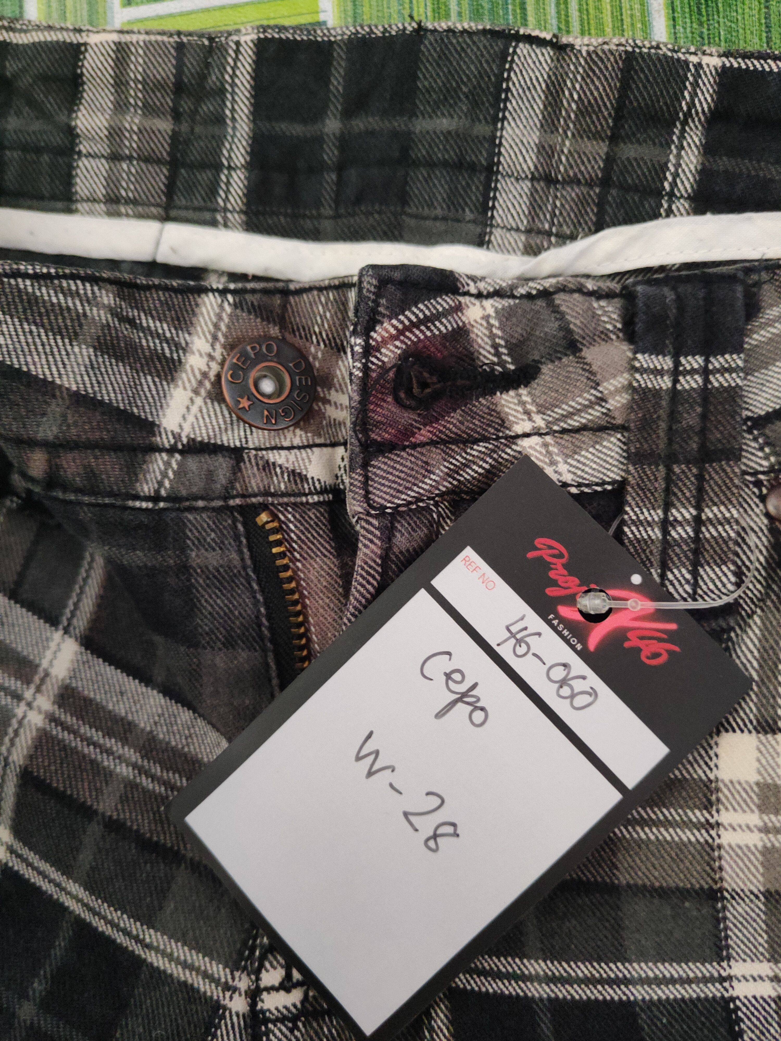 Japanese Brand DL Cepo Black Gray Multipocket Casual Pants #46-060 Size 28" / US 6 / IT 42 - 14 Thumbnail