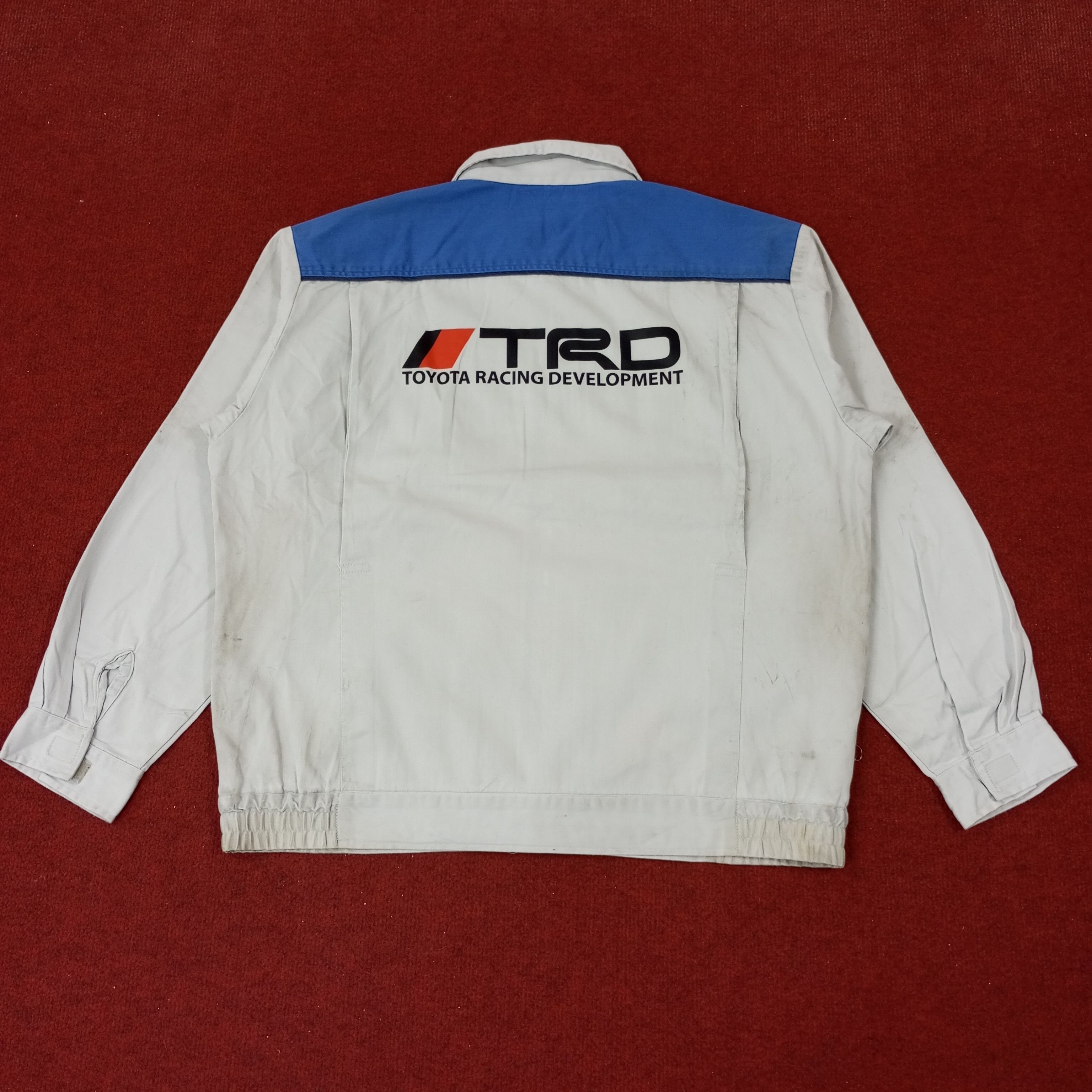 Japanese Brand × Vintage TRD Toyota Racing Custom Art Motorsports Jacket c218n10 Size US L / EU 52-54 / 3 - 3 Thumbnail