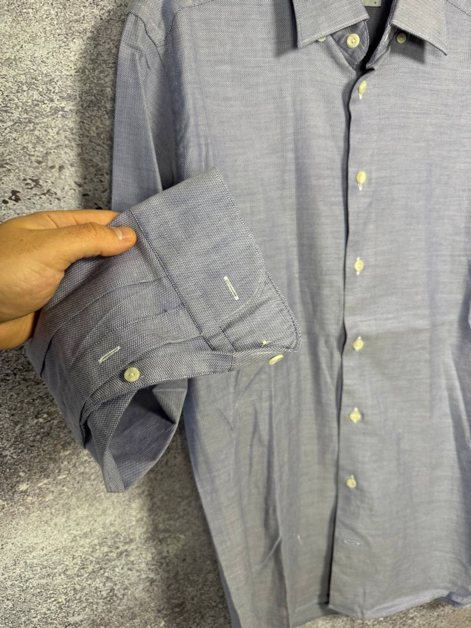 Eton Eton York Slim Formal Shirt Men's Large Button Up Cutaway Size US L / EU 52-54 / 3 - 7 Thumbnail