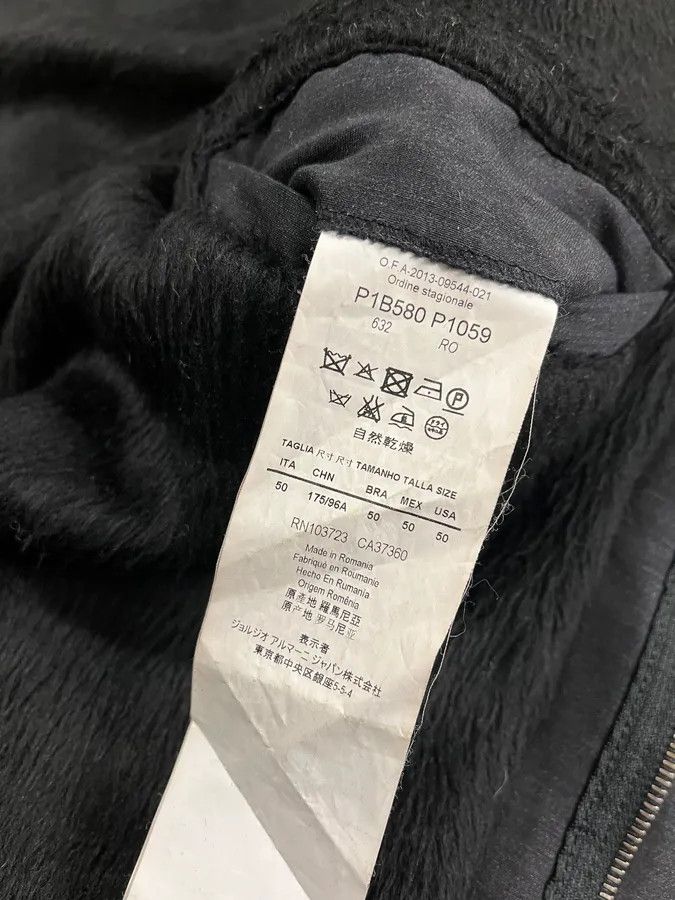 Emporio Armani FW2013 Emporio Armani Black Faux Fur Hooded Long Jacket Size US M / EU 48-50 / 2 - 10 Thumbnail