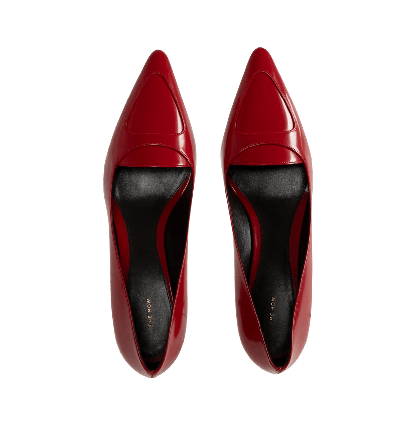 The Row o1h1sh11225 Viv Kitten Heels in Red Size US 12 / IT 42 - 4 Thumbnail
