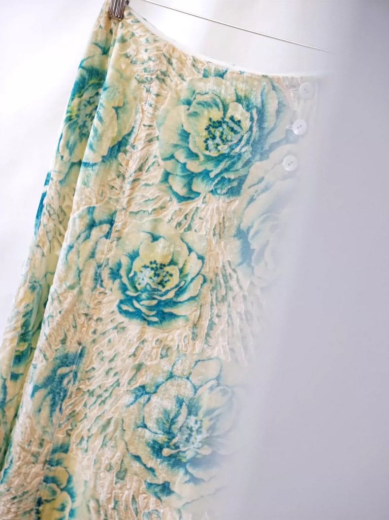 Kenzo KENZO Rose velvet half dress Size 25" / US 0 / IT 36 - 5 Thumbnail