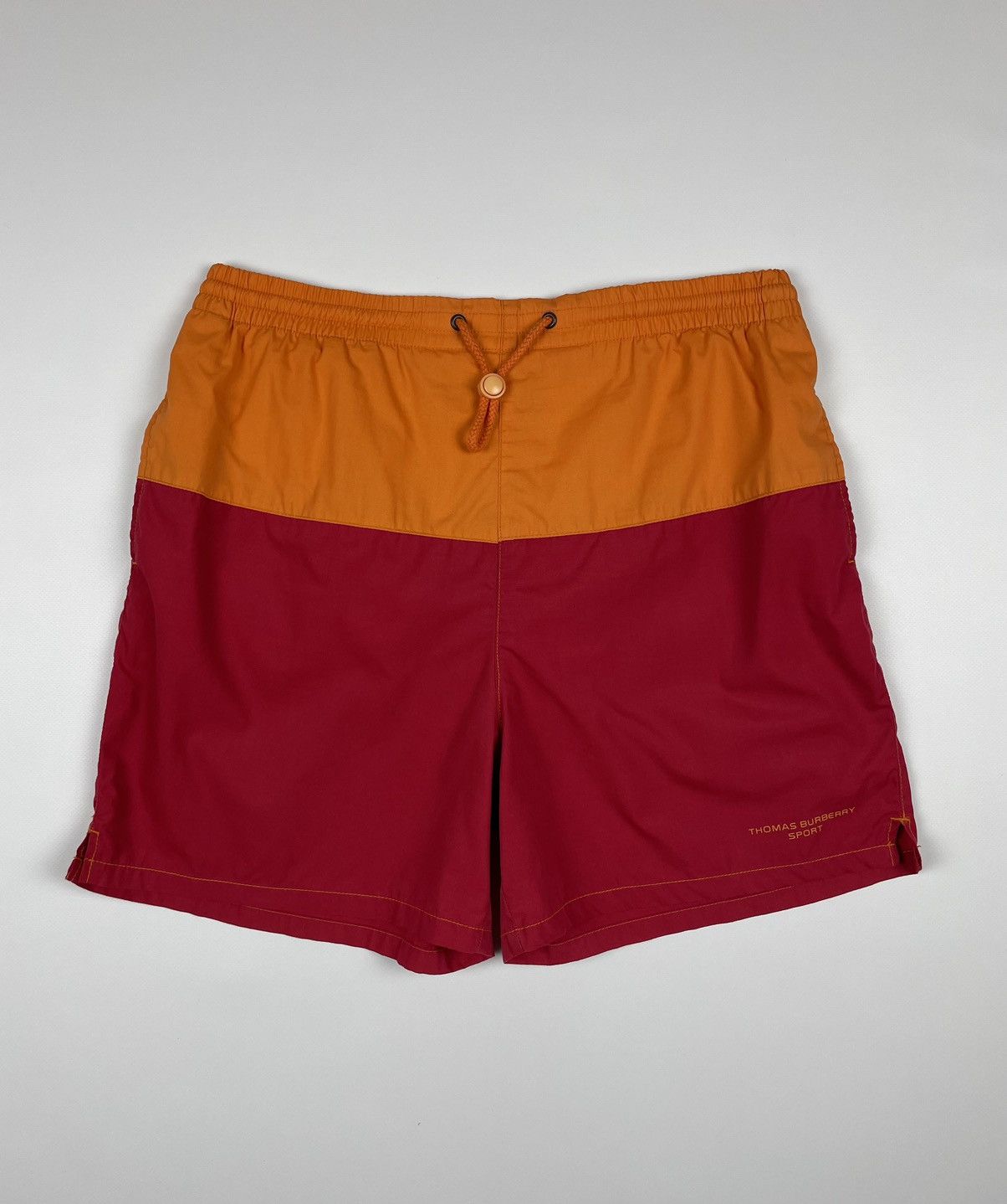 Burberry × Vintage Vintage Thomas Burberry sport shorts swim summer light Size US 34 / EU 50 - 1 Thumbnail