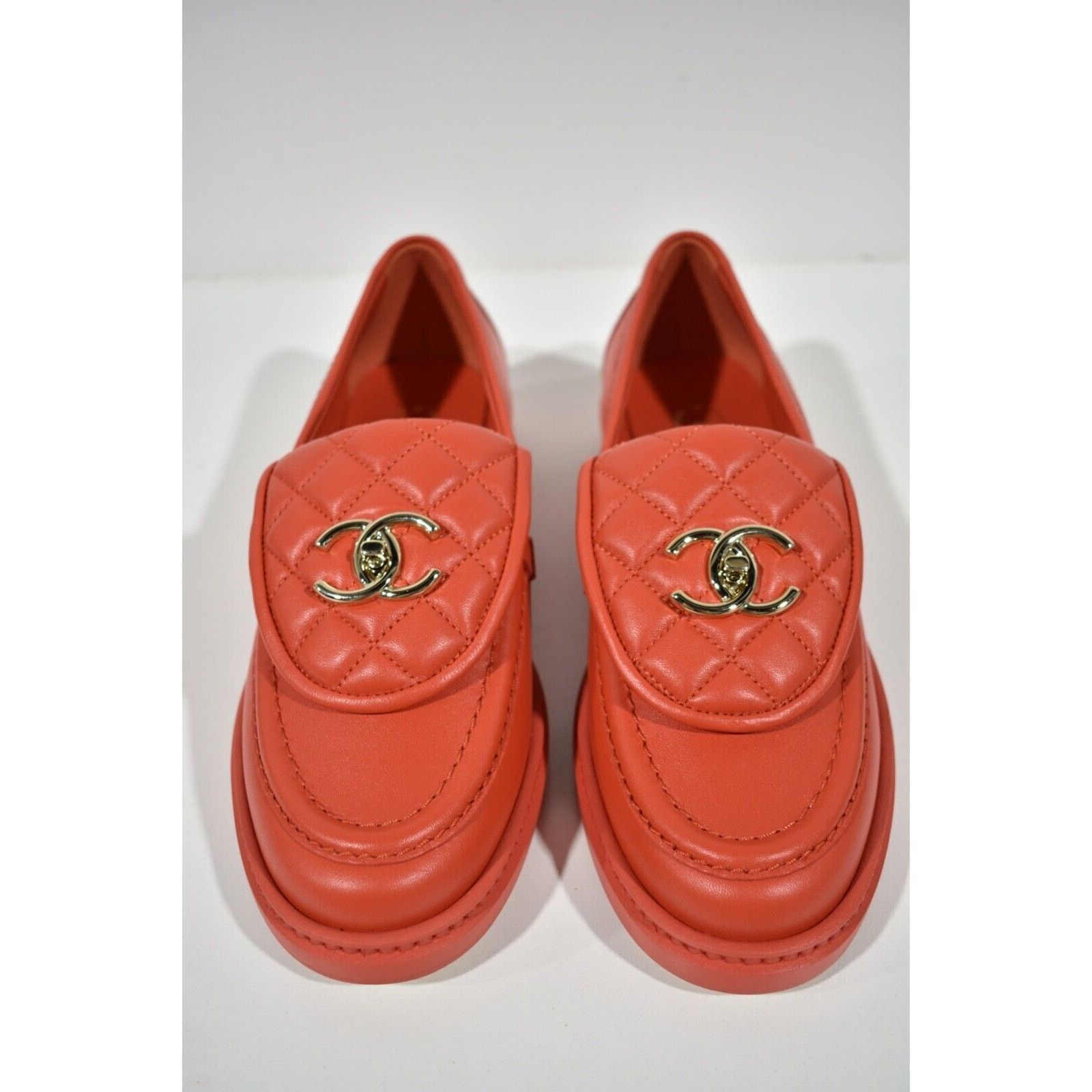 Chanel Chanel Flap Turnlock CC Logo Mule Slip On Flat Loafer 37 Size US 7 / IT 37 - 8 Thumbnail