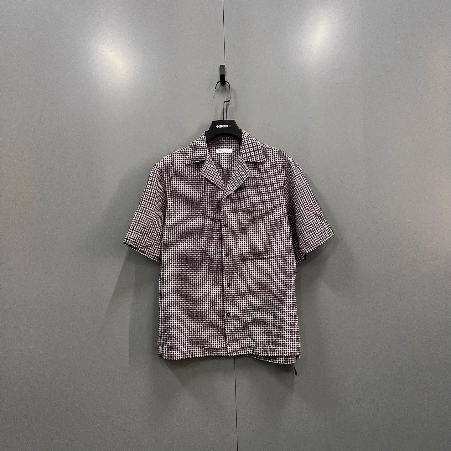Loro Piana Loro Piana 25SS Check Patch Pocket Short Sleeve Shirt S Size US S / EU 44-46 / 1 - 1 Thumbnail